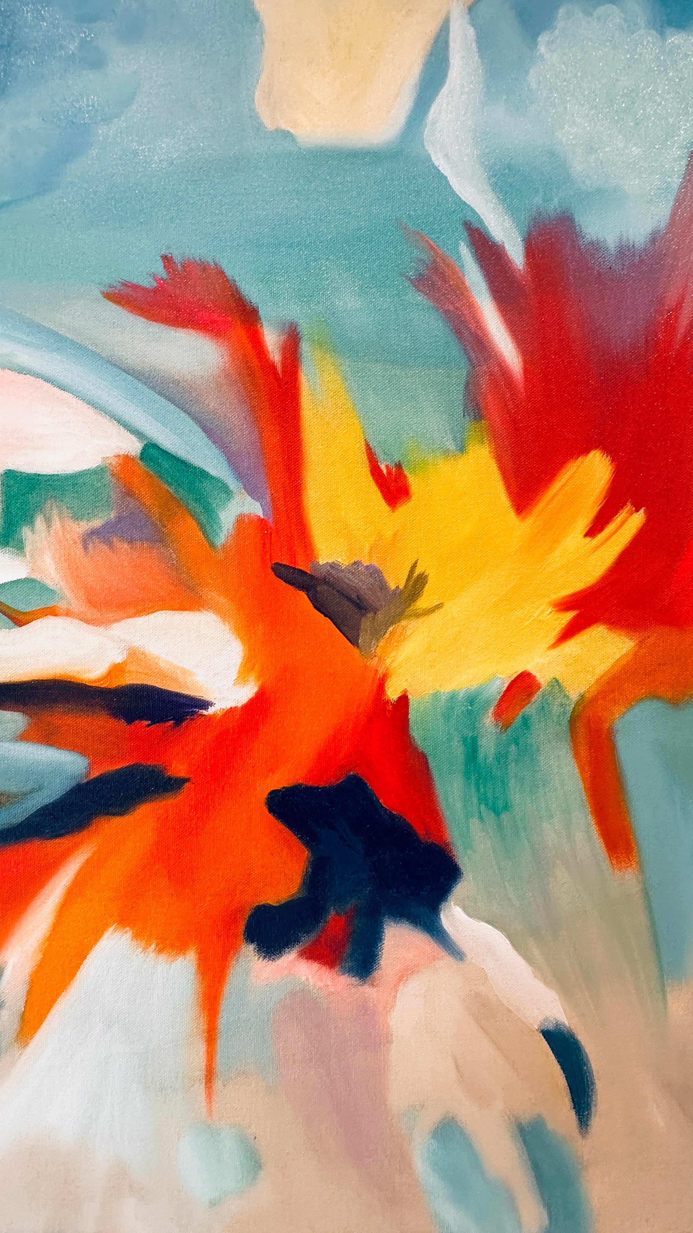 Earth Does Not Belong To Us - Original Abstract Art