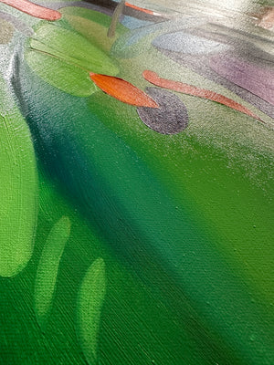 The Paradisal Garden - Original Abstract Art