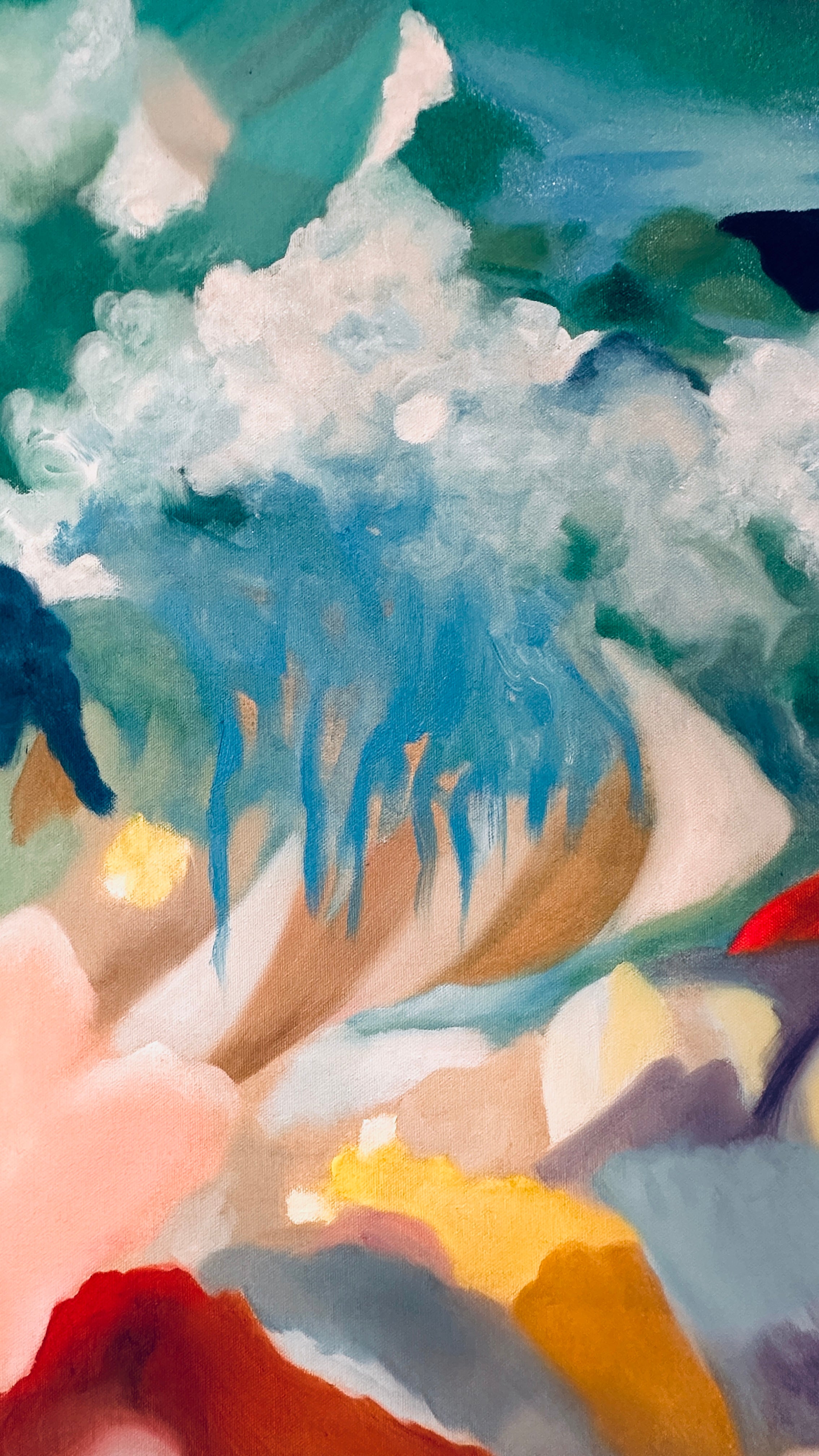 Earth Does Not Belong To Us - Original Abstract Art