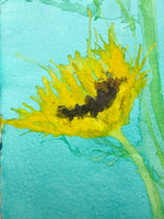 Lofty Sunflowers - Original Abstract Art