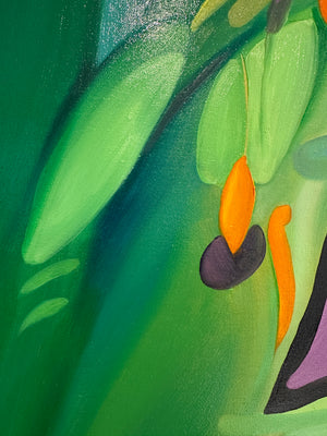 The Paradisal Garden - Original Abstract Art