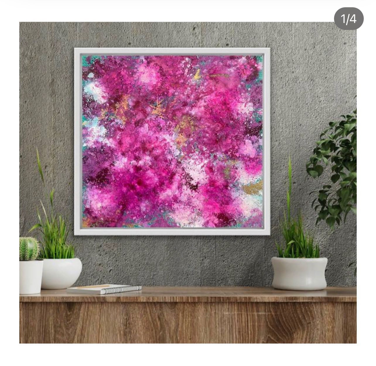 Pastel Blossoms - Original Abstract Art