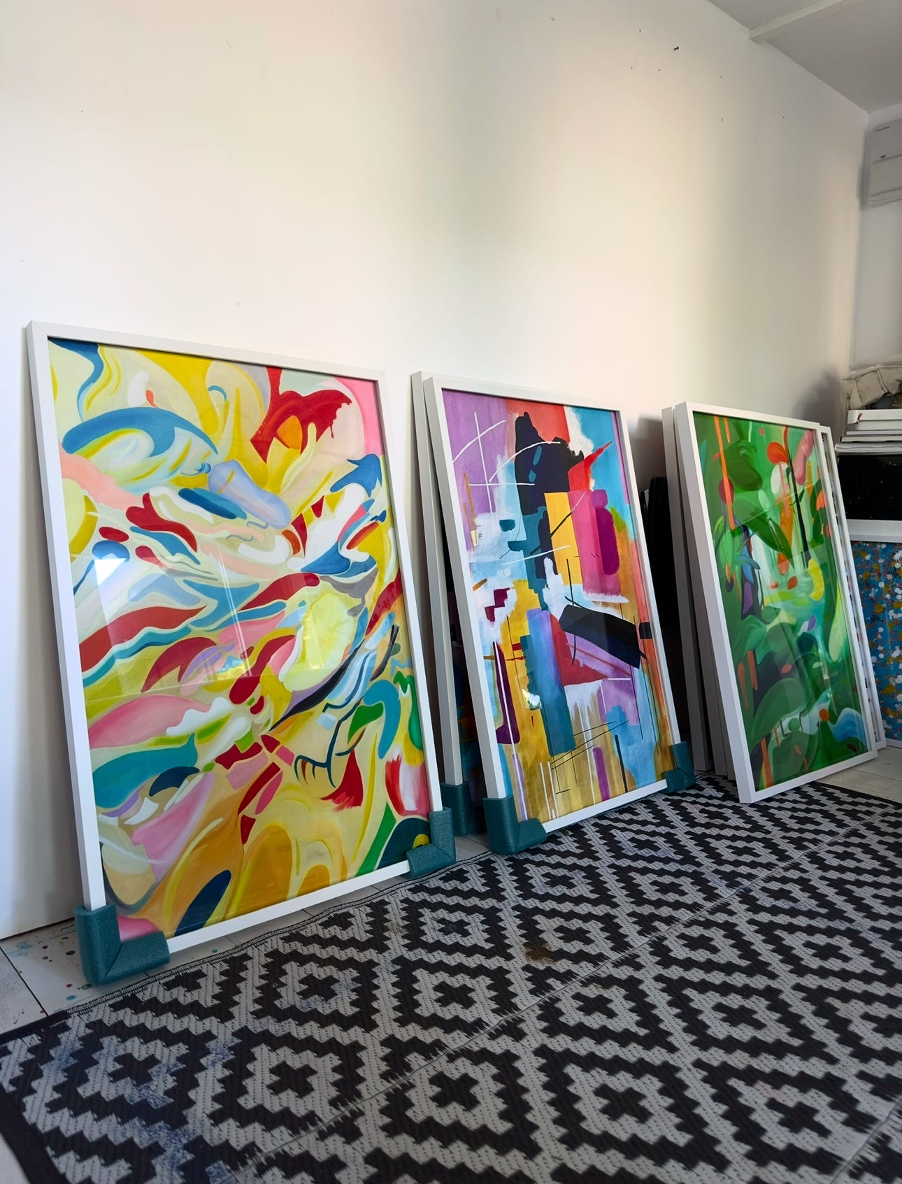 Hold On, Let Go - Abstract Art Painting