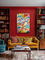 art for colourful interiors 