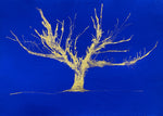 Winter Tree - On Blue