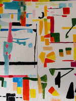 Hold On To Happy Thoughts - Original Abstract Art & Prints