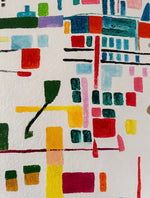 Hold On To Happy Thoughts - Original Abstract Art & Prints