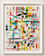 Hold On To Happy Thoughts - Original Abstract Art & Prints