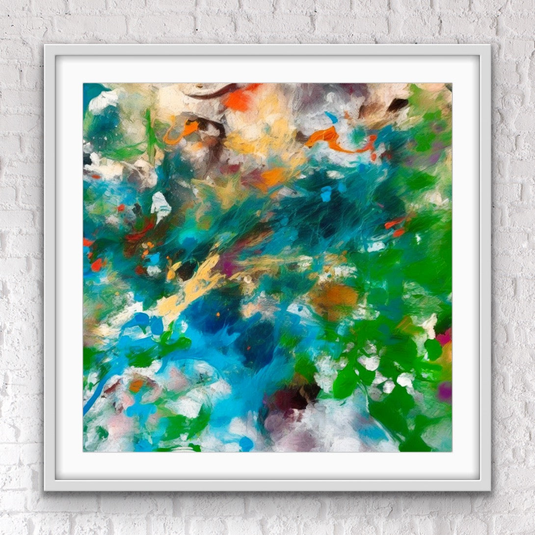 April - Abstract Art Print