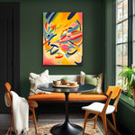 Art for dark green room