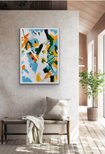 Birch Tree Abstracted  - Original Abstract Art & Prints