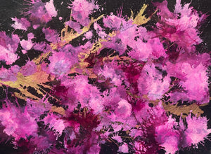 Gazing Up At Blossom - Original Abstract Art
