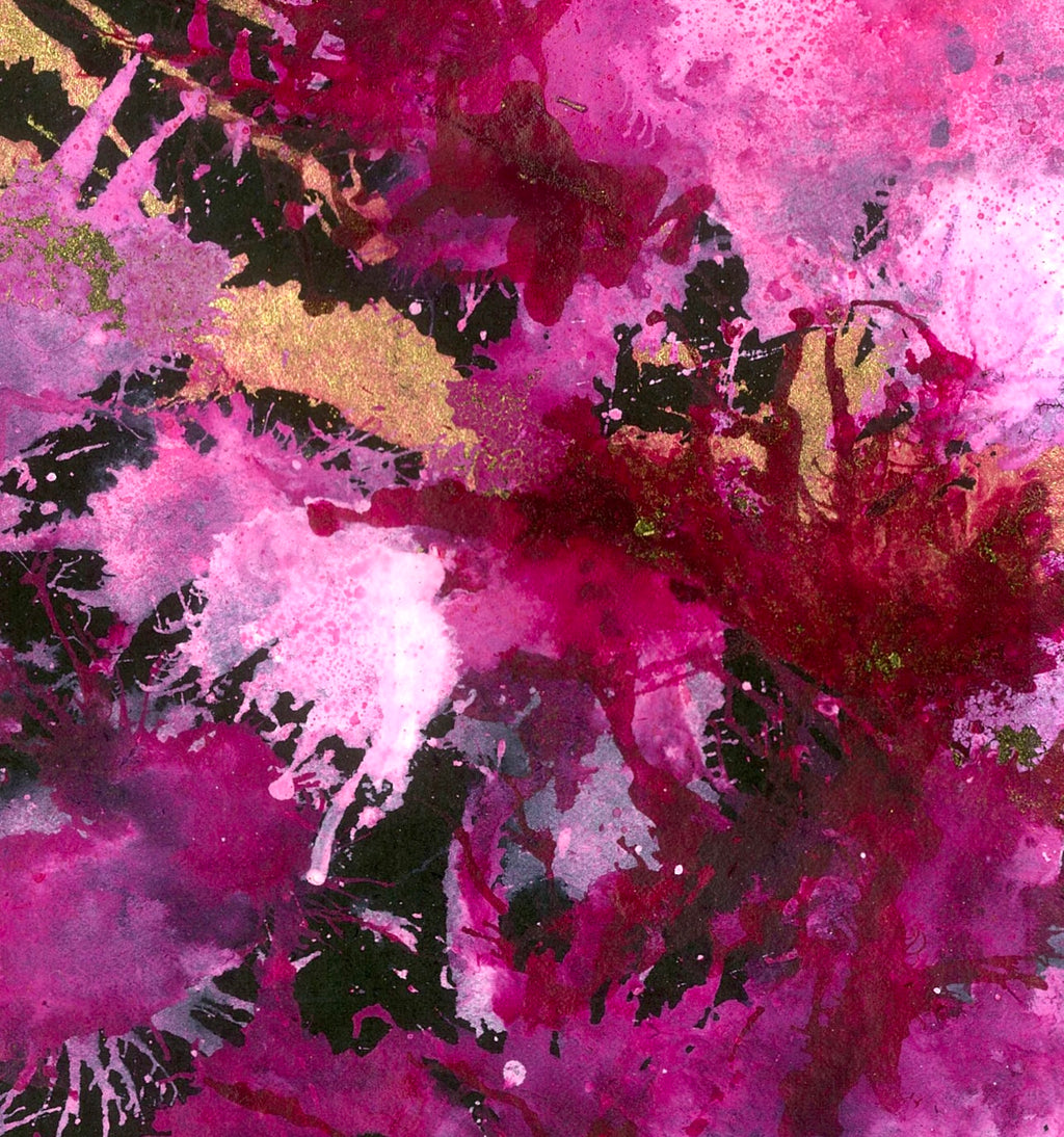 Gazing Up At Blossom - Original Abstract Art